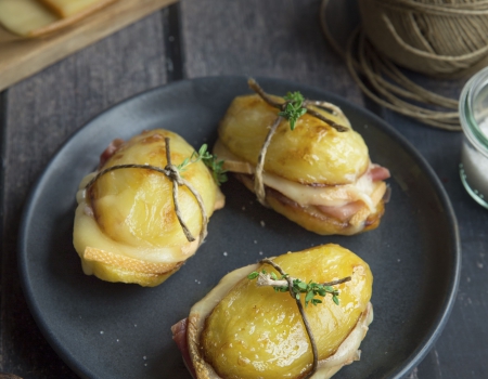 Sandwich di patate e Raclette Entremont